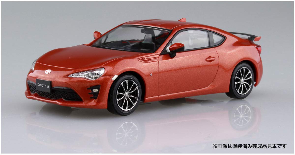 AOSHIMA 54192 Toyota 86 Orange Metallic 1/32 Pre-Painted Snap-Fit Kit- Japan Figure Store - #1 Bring To You The Best Japanese Goods