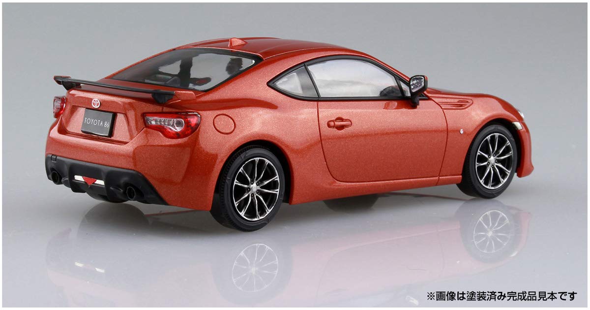 AOSHIMA 54192 Toyota 86 Orange Metallic 1/32 Pre-Painted Snap-Fit Kit- Japan Figure Store - #1 Bring To You The Best Japanese Goods