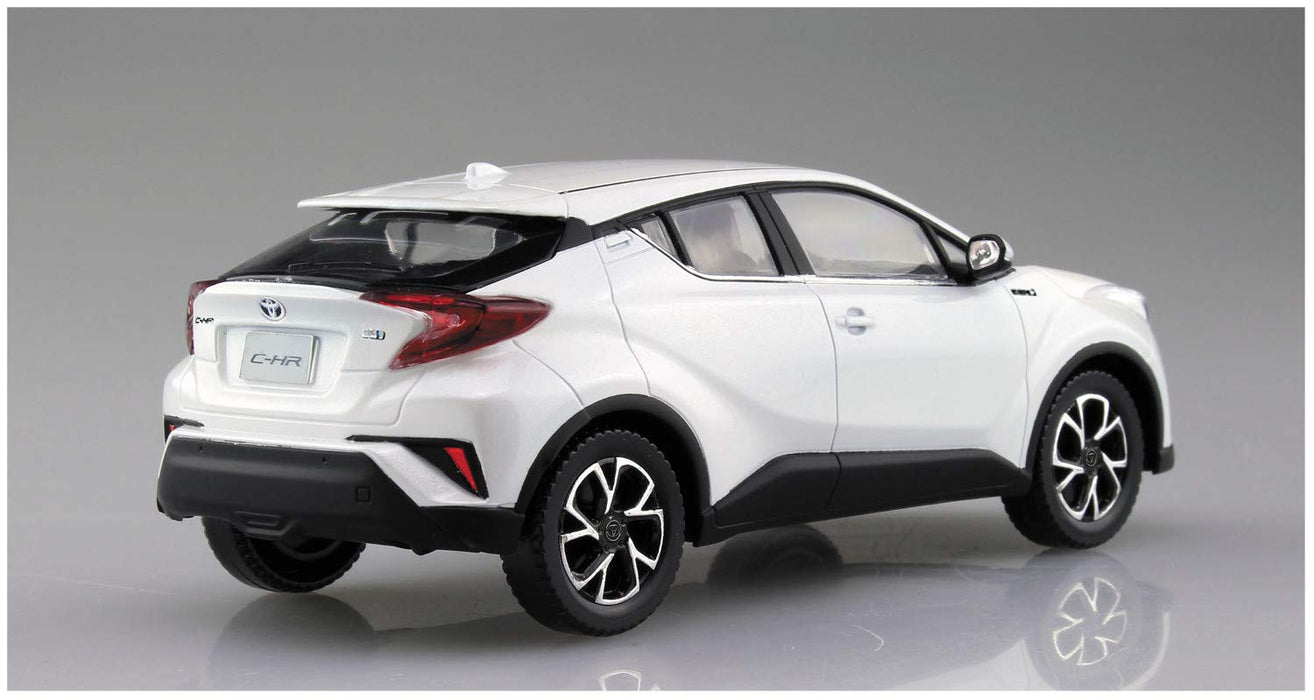 AOSHIMA 56349 06-A Toyota C-Hr White Pearl Crystal Shine 1/32 Scale Pre-Painted Snap-Fit Kit- Japan Figure Store - #1 Bring To You The Best Japanese Goods