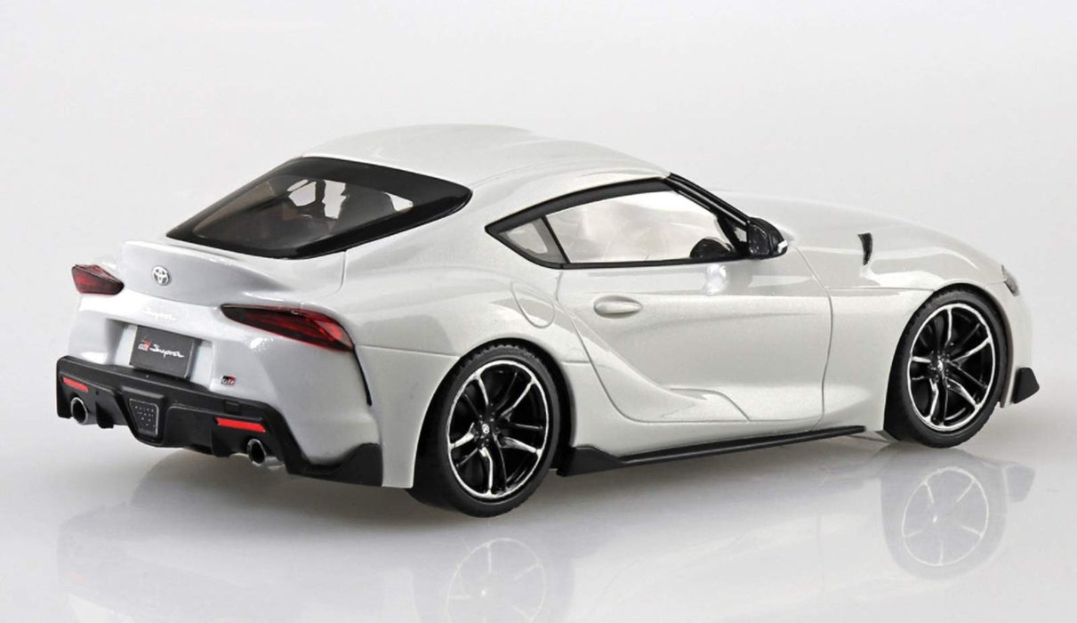 AOSHIMA The Snap Kit 1/32 Toyota Gr Supra White Metallic Plastic Model- Japan Figure Store - #1 Bring To You The Best Japanese Goods