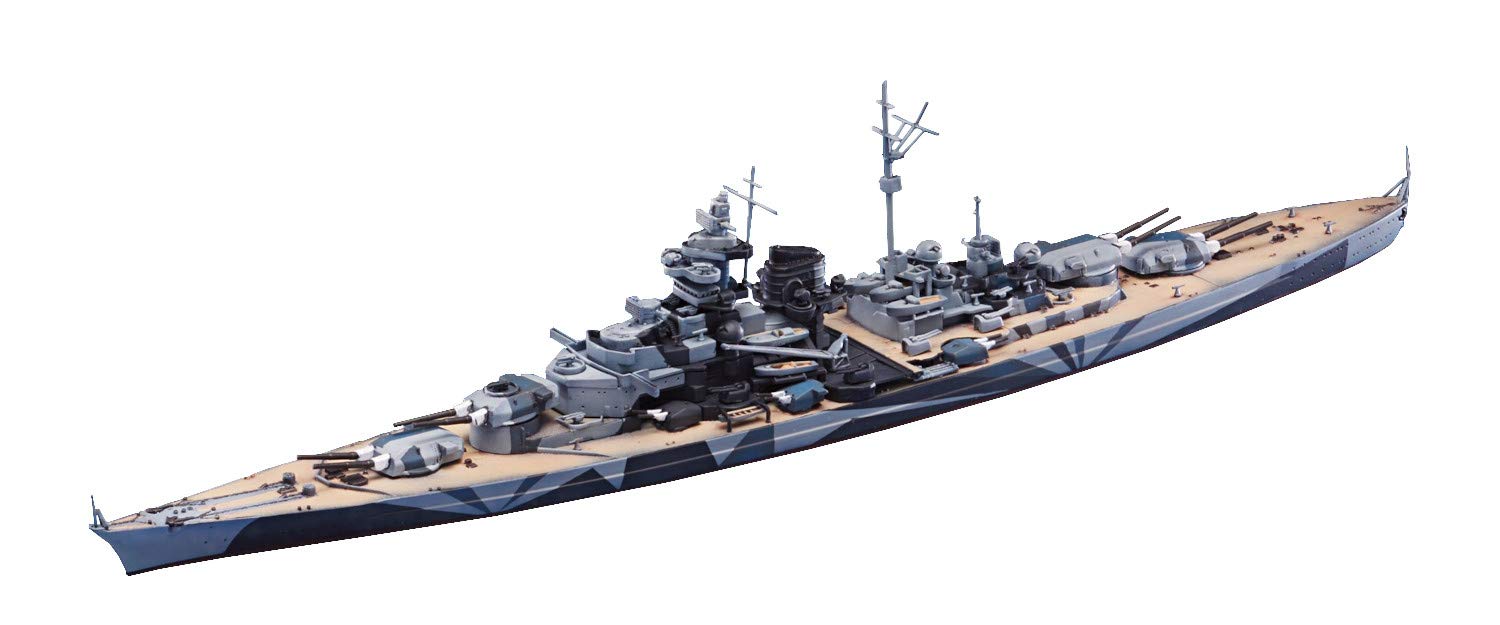 AOSHIMA Waterline 1/700 German Battleship Tirpitz Plastic Model- Japan Figure Store - #1 Bring To You The Best Japanese Goods