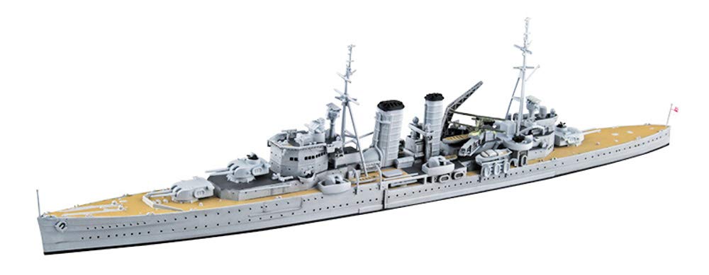 AOSHIMA Waterline 1/700 British Heavy Cruiser Hms Exeter Plastic Model- Japan Figure Store - #1 Bring To You The Best Japanese Goods