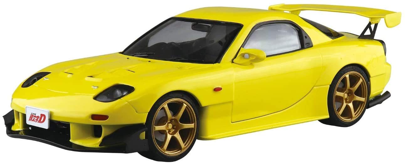 Aoshima Bunka Kyozai Prepainted Model Series Sp Initial D Keisuke Takahashi Fd3S Rx-7 Project D Volume 28 Specifications 1/24 Scale Painted Plastic Model- Japan Figure Store - #1 Bring To You The Best Japanese Goods