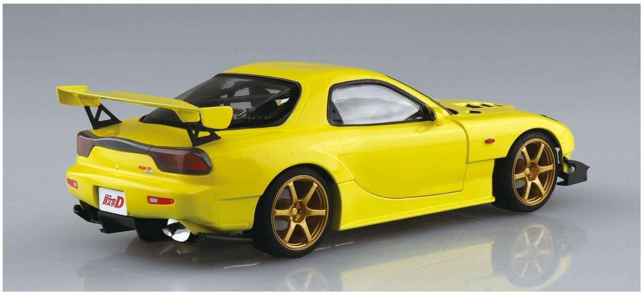 Aoshima Bunka Kyozai Prepainted Model Series Sp Initial D Keisuke Takahashi Fd3S Rx-7 Project D Volume 28 Specifications 1/24 Scale Painted Plastic Model- Japan Figure Store - #1 Bring To You The Best Japanese Goods