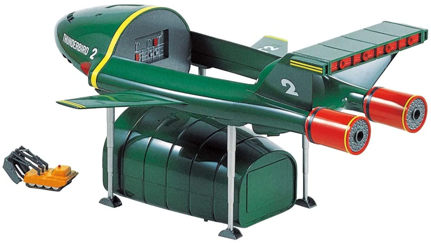 AOSHIMA Thunderbirds 1/350 Thunderbird No.2 & 4 Plastic Model- Japan Figure Store - #1 Bring To You The Best Japanese Goods