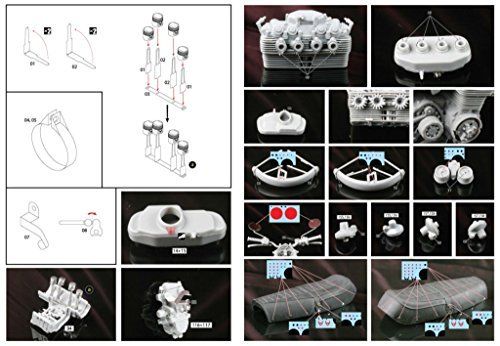 Aoshima Detail Up Parts For 1/12 Bike Series Honda Cb400four