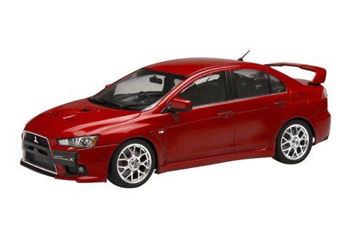 Aoshima Mitsubishi Lancer Evolution X W/option Plastic Model Kit - Japan Figure