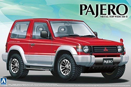 Aoshima Mitsubishi V24 Pajero Matel Top Wide Xr-ii Plastic Model Kit