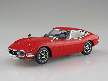 Aoshima Toyota 2000gt Solar Red 1/32 Scale Plastic Model