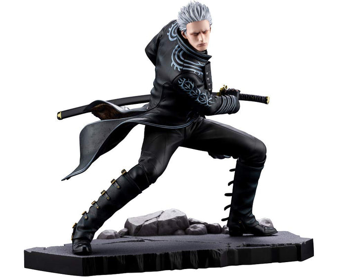 KOTOBUKIYA Pp863 Artfx J Vergil 1/8 Scale Figure Devil May Cry 5- Japan Figure Store - #1 Bring To You The Best Japanese Goods