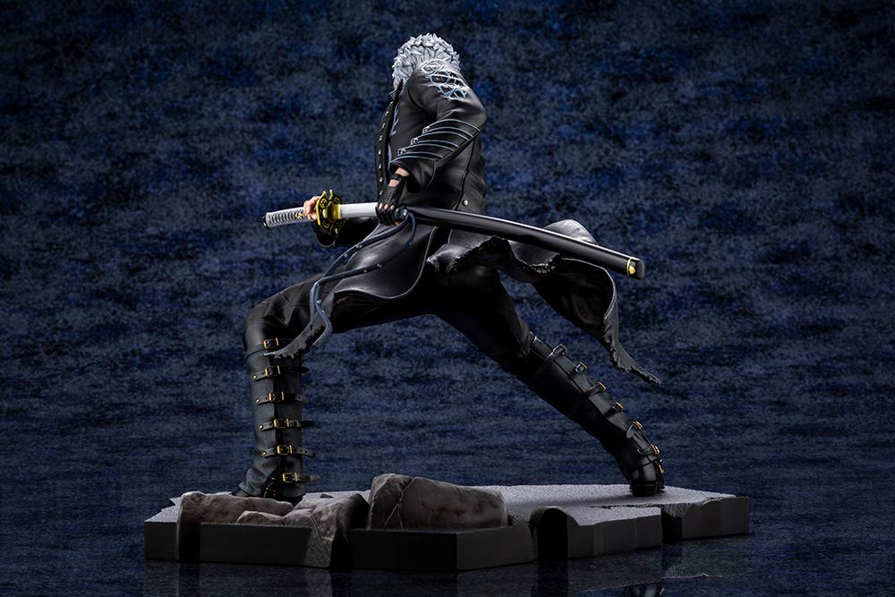 KOTOBUKIYA Pp863 Artfx J Vergil 1/8 Scale Figure Devil May Cry 5- Japan Figure Store - #1 Bring To You The Best Japanese Goods