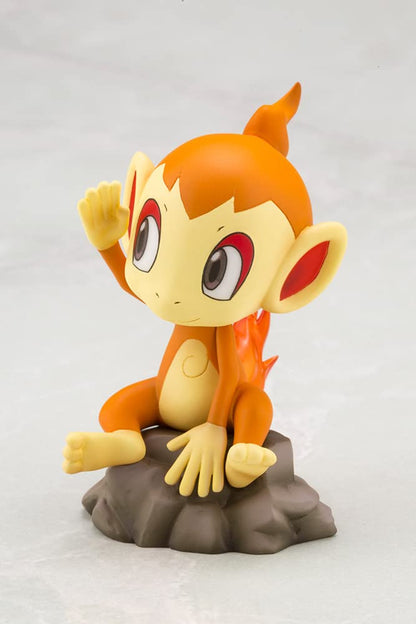 KOTOBUKIYA Artfx J Lucas With Chimchar 1/8 Figure Pokemon- Japan Figure Store - #1 Bring To You The Best Japanese Goods