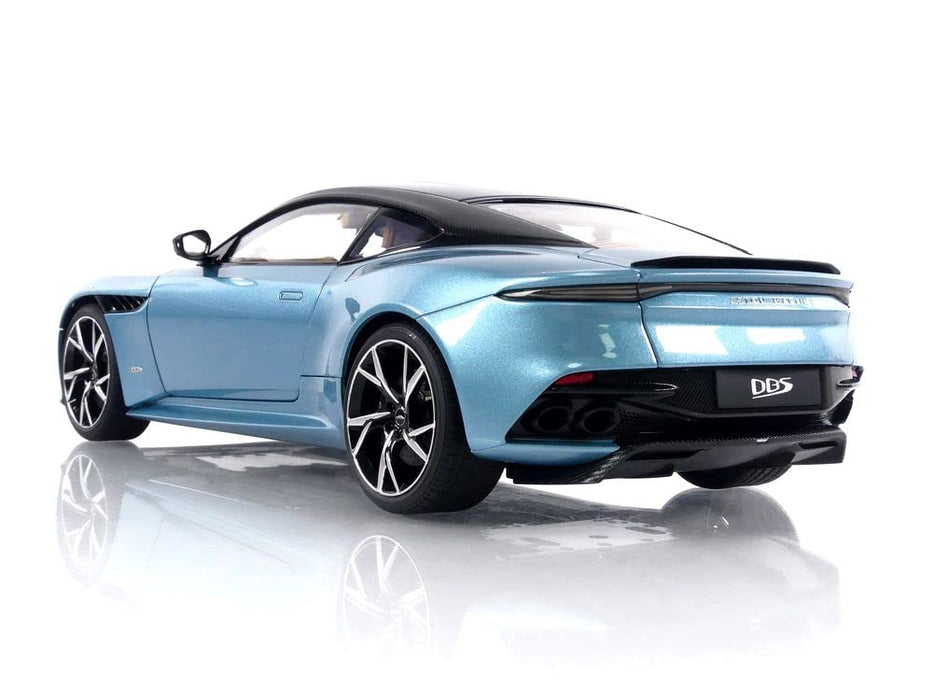 Autoart 1/18 Aston Martin DBS Superleggera 70299 Light Blue Pearl/Carbon Black Roof- Japan Figure Store - #1 Bring To You The Best Japanese Goods