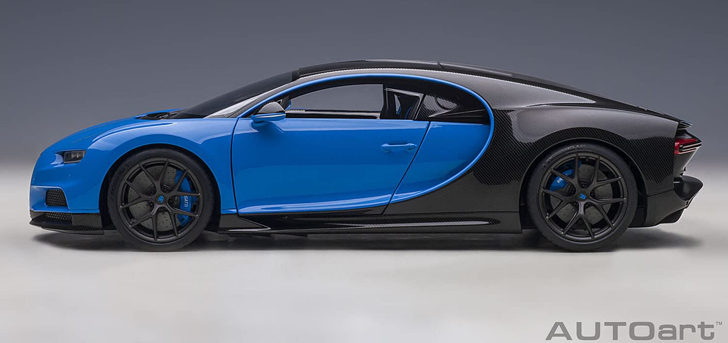 Autoart 1/18 Bugatti Chiron Sport 70997 French Blue/Carbon Black- Japan Figure Store - #1 Bring To You The Best Japanese Goods