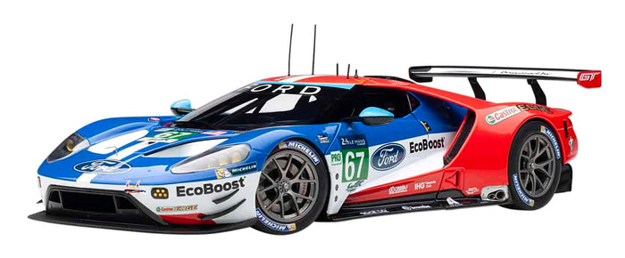 Autoart 1/18 Ford GT 2017 Le Mans 24Hrs LMGTE Pro Class 2nd Place 81710- Japan Figure Store - #1 Bring To You The Best Japanese Goods
