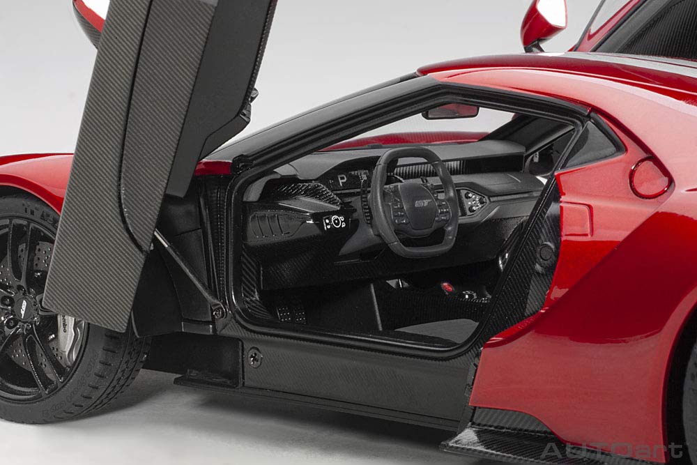 Autoart 1/18 Ford GT 2017 Red/Silver- Japan Figure Store - #1 Bring To You The Best Japanese Goods