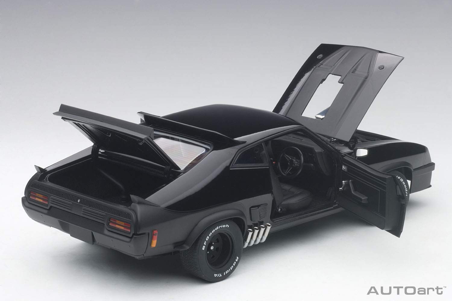 Autoart 1/18 Ford XB Falcon Black Interceptor Tuned- Japan Figure Store - #1 Bring To You The Best Japanese Goods