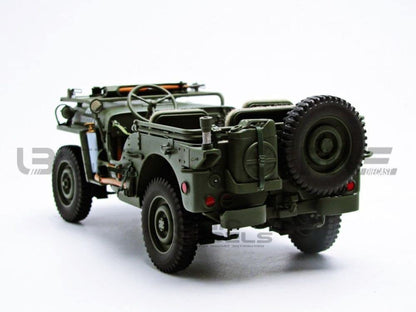 Autoart 1/18 Jeep Willys Army Green w/Trailer & Access.- Japan Figure Store - #1 Bring To You The Best Japanese Goods