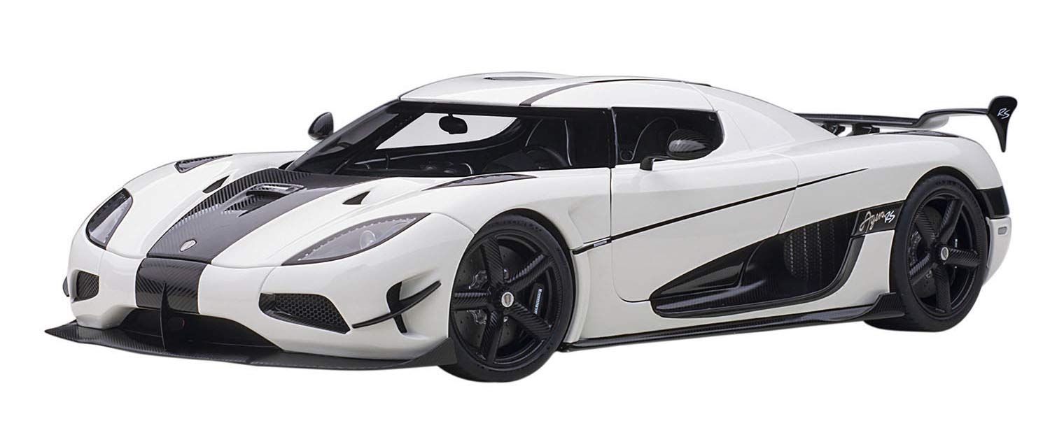 Autoart 1/18 Agera Rs White/Carbon 79021- Japan Figure Store - #1 Bring To You The Best Japanese Goods