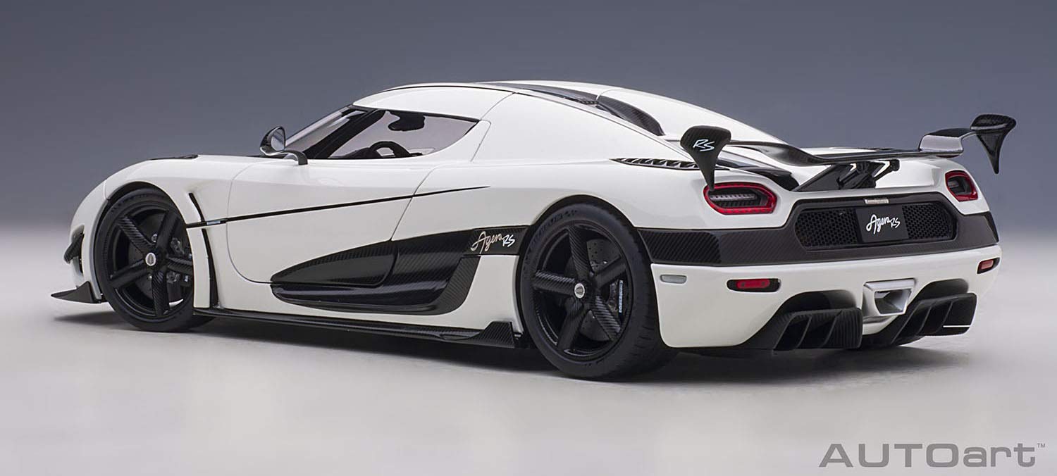Autoart 1/18 Agera Rs White/Carbon 79021- Japan Figure Store - #1 Bring To You The Best Japanese Goods