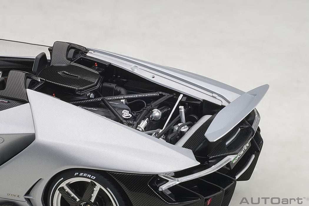 Autoart 1/18 Lamborghini Centenario Roadster Matte Silver- Japan Figure Store - #1 Bring To You The Best Japanese Goods