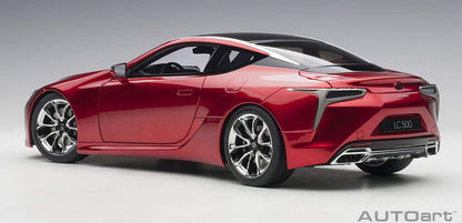 Autoart 1/18 Lexus LC500 Red/Dark Rose- Japan Figure Store - #1 Bring To You The Best Japanese Goods