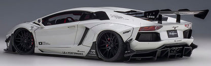 Autoart 1/18 LBWKS Aventador 79241 White/Black- Japan Figure Store - #1 Bring To You The Best Japanese Goods