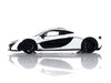 Autoart 1/18 Scale Metallic White Mclaren P1 with Blue Seat Finished Product- Japan Figure Store - #1 Bring To You The Best Japanese Goods