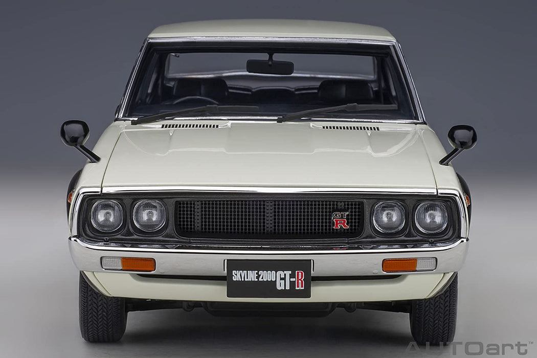 Autoart 1/18 Nissan Skyline 2000 Gt-R Kpgc110 White 77472- Japan Figure Store - #1 Bring To You The Best Japanese Goods