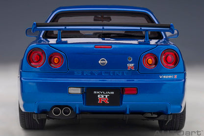 Autoart 1/18 Nissan Skyline GT-R R34 V Spec II 77408- Japan Figure Store - #1 Bring To You The Best Japanese Goods