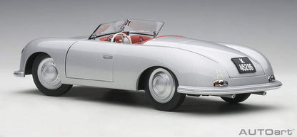 Autoart 1/18 Porsche 356 No.1 Silver- Japan Figure Store - #1 Bring To You The Best Japanese Goods
