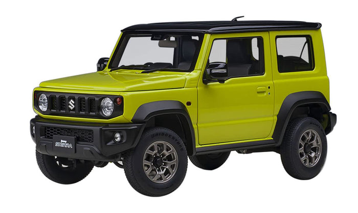 Autoart 1/18 Suzuki Jimny Sierra 78506 Yellow/Black Roof- Japan Figure Store - #1 Bring To You The Best Japanese Goods