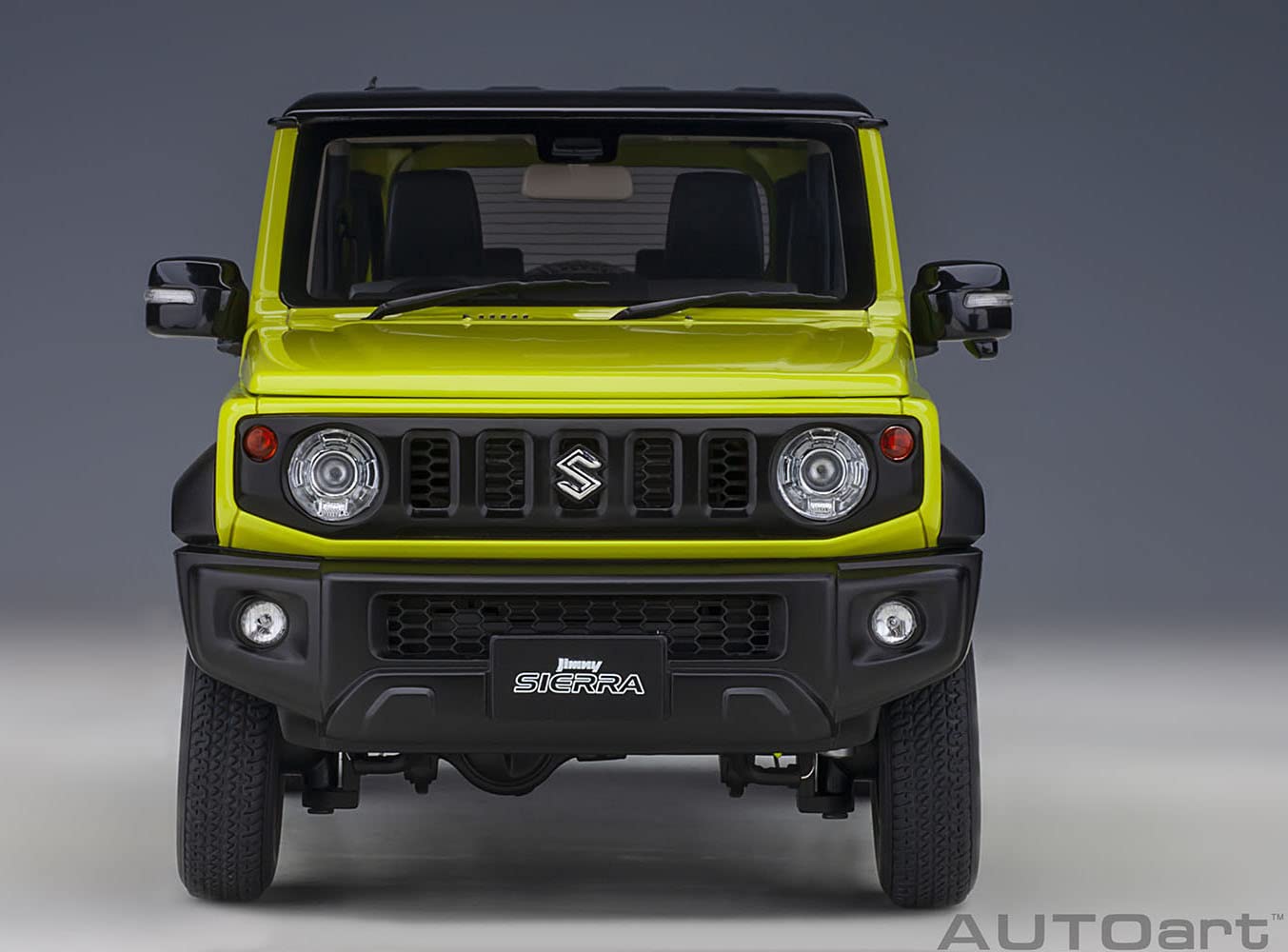 Autoart 1/18 Suzuki Jimny Sierra 78506 Yellow/Black Roof- Japan Figure Store - #1 Bring To You The Best Japanese Goods