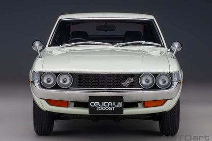 Autoart 1/18 Toyota Celica Liftback 2000Gt (Ra25) 1973 White- Japan Figure Store - #1 Bring To You The Best Japanese Goods