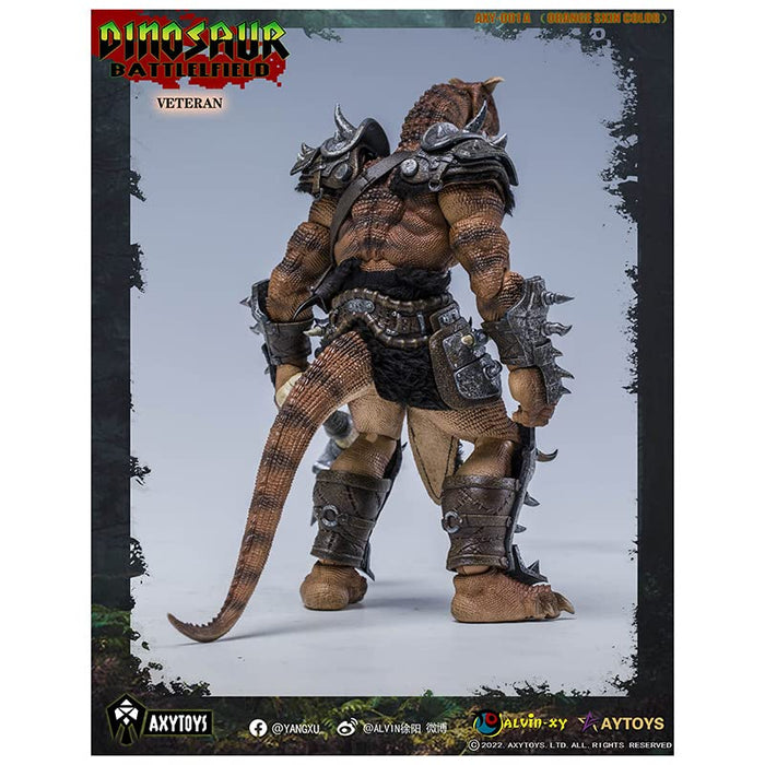 Axytoys Dinosaur Battlefield Axy001A Soldier Orange 1/12 Scale Pvc Abs Painted Action Figure Japan- Japan Figure Store - #1 Bring To You The Best Japanese Goods