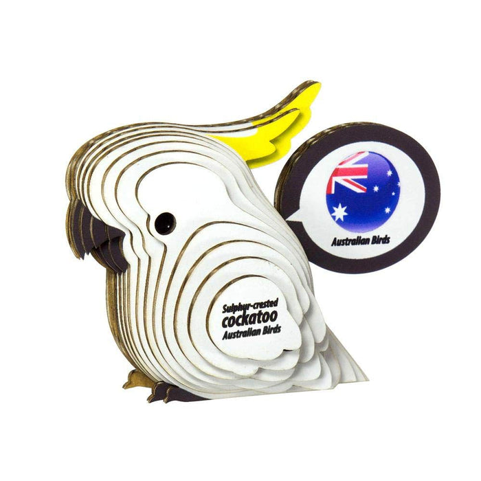 A-ZONE Eugy Cockatoo 3D Cardboard Model Kit- Japan Figure Store - #1 Bring To You The Best Japanese Goods