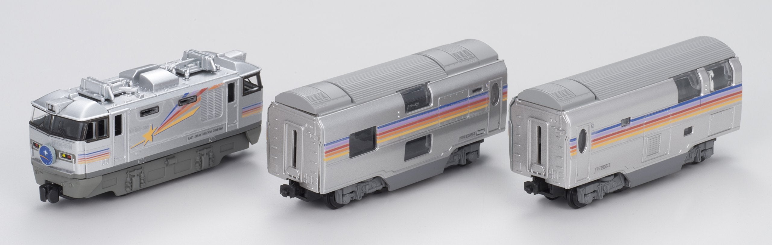 BANDAI - B-Train Shorty Sleeping Express 'Cassiopeia' Set A 3 Cars Set - N Scale- Japan Figure Store - #1 Bring To You The Best Japanese Goods