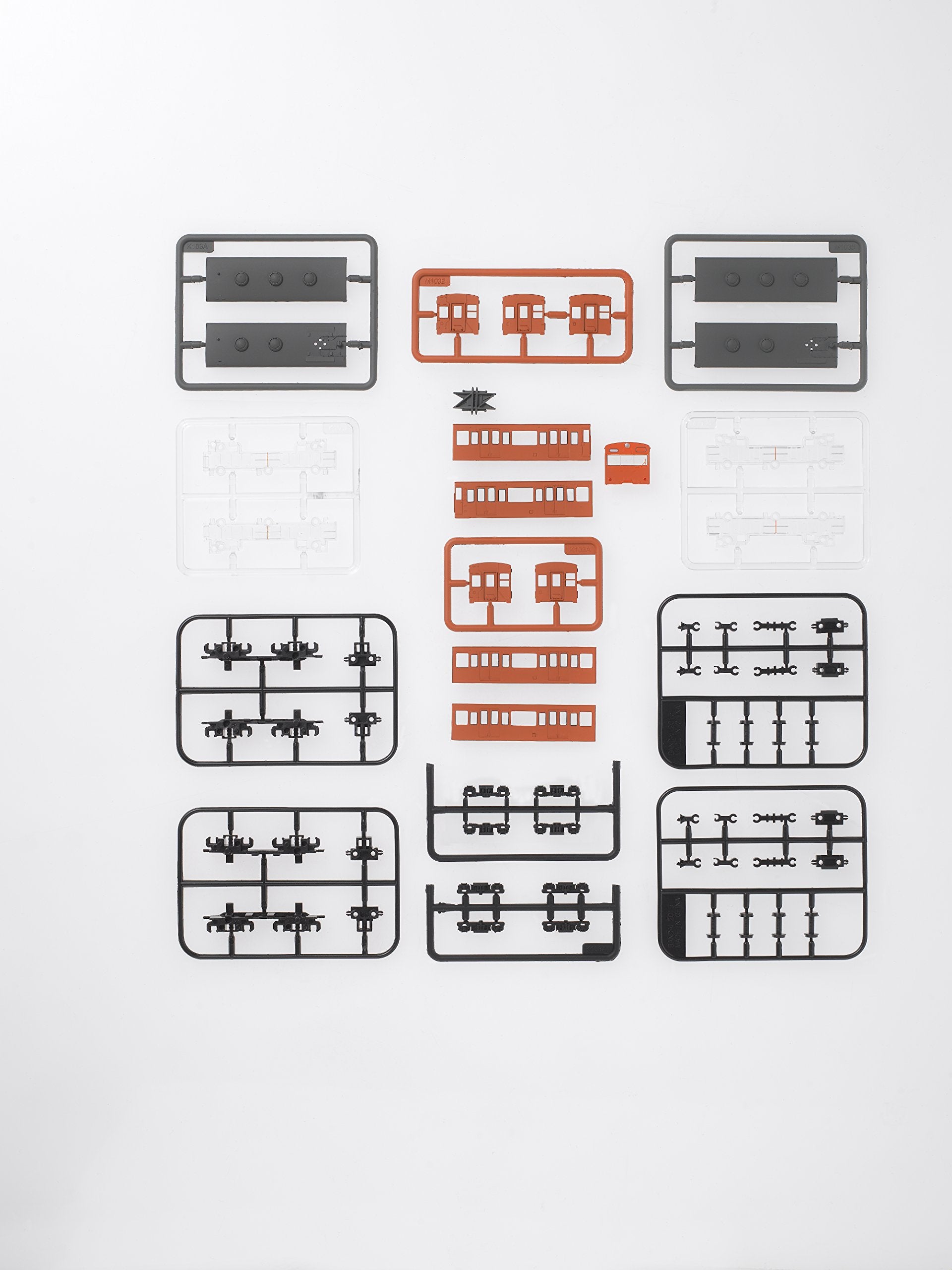 BANDAI B-Train Shorty Series 103 Early Ver. Orange 2 Cars Set N Scale- Japan Figure Store - #1 Bring To You The Best Japanese Goods