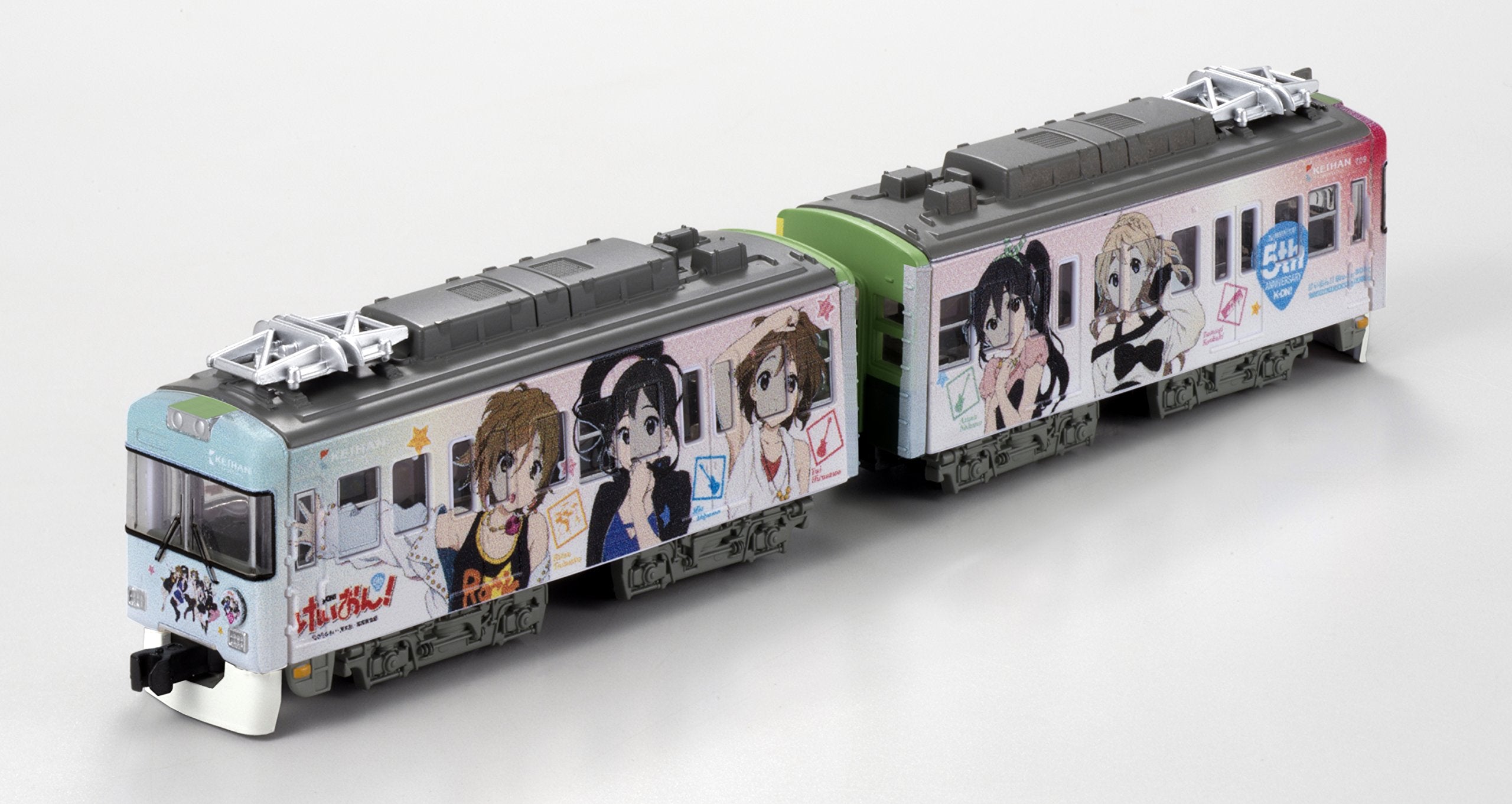 BANDAI B-Train Shorty Keihan Type 700 K-On! 5Th Anniversary 2 Cars Set N Scale- Japan Figure Store - #1 Bring To You The Best Japanese Goods