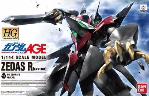 Bandai 1/144 Hg Gundam Age 12 Xxv-xcr Zedas R Plastic Model Kit