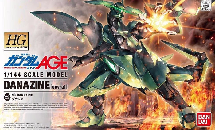 Bandai 1/144 Hg Gundam Age 22 Ovv-af Danazine Plastic Model Kit