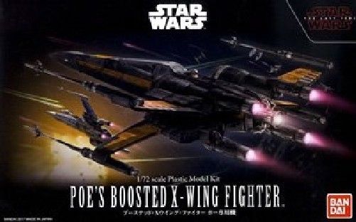 Bandai 1/72 Star Wars The Last Jedi Poe's Boosted X-wing Fighter Model Kit
