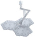 Bandai Action Base 4 Clear Model Kit Display Stand