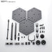Bandai Action Base 4 Clear Model Kit Display Stand