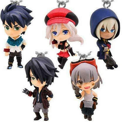 Bandai God Eater Game Anime All 5set Gashapon Mini Figures Complete Set