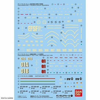 Bandai Gundam Decal No.113 Hg 1/144 Mobile Suit Gundam The Origin Multiuse 2