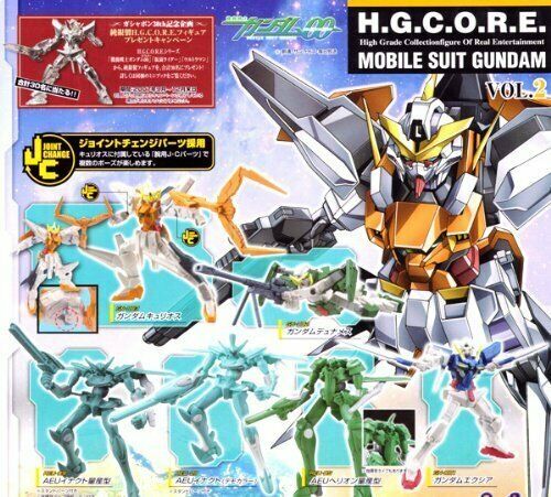 Bandai H.g.c.o.r.e. Gundam Ii All 7 Set Gashapon Mascot Capsule Figures