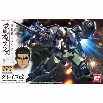 Bandai Hg 1/144 Graze Custom Plastic Model Kit Gundam Iron Blooded Orphans Japan