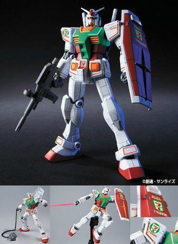 Bandai Hg 1/144 Rx-78-2 Gundam Ver G30th Seven Eleven Color Plastic Model Kit- Japan Figure Store - #1 Bring To You The Best Japanese Goods