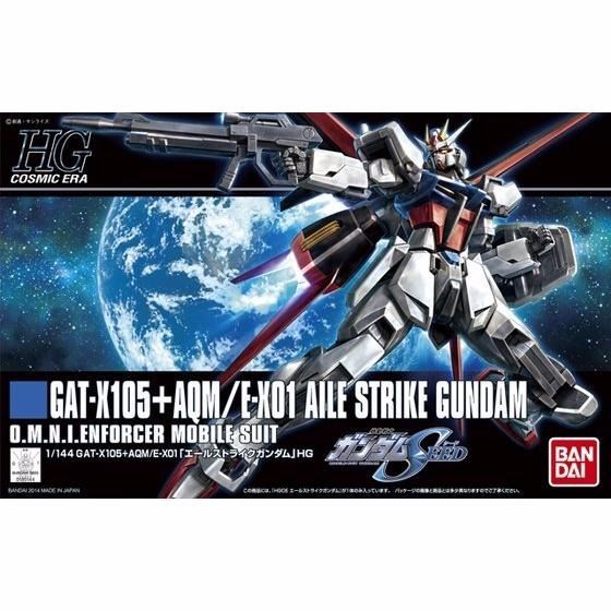Bandai Hgce 1/144 Gat-x105 Aqm/e-x01 Aile Strike Gundam Model Kit Gundam Seed- Japan Figure Store - #1 Bring To You The Best Japanese Goods